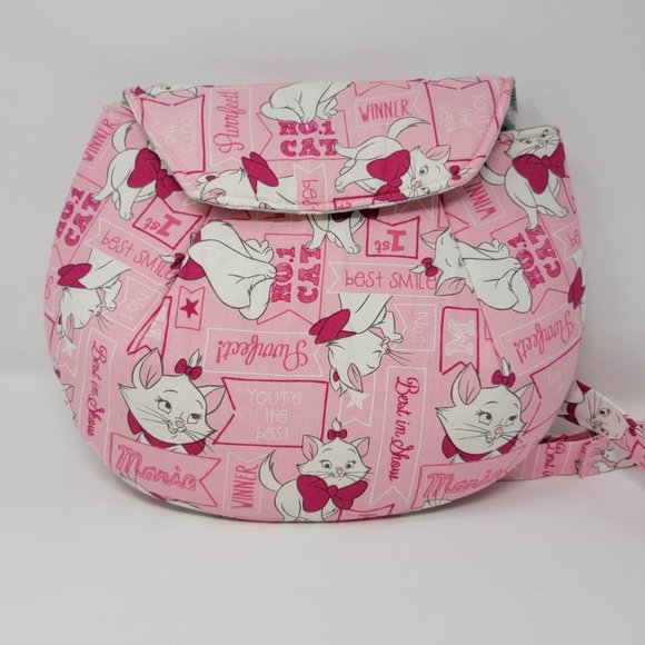 Handmade Custom Purse with Disney Marie Aristocats Fabric - Picture 4 of 10